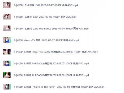 韩国美女主播热舞合集