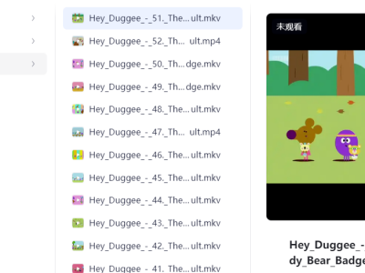 BBC英语 【动画片】嘿，道奇 hey duggee-英文版