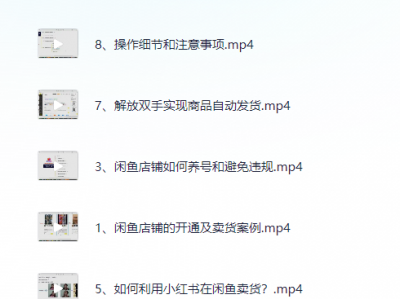 闲鱼卖纪录片 1单几块钱 1天几十单