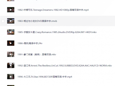 Z【张国荣电影合集46部】