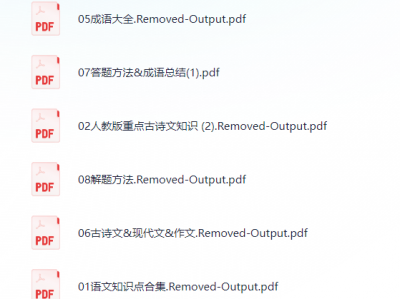 衡水笔记-无水印版笔记(语文)