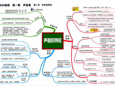 初中物理思维导图（共31页）