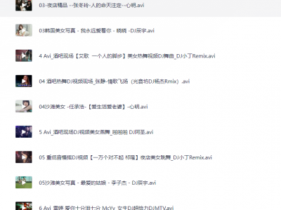 【3】夜店D J 歌曲MV_